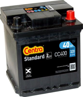 CENTRA CC400 - Стартерная аккумуляторная батарея, АКБ autodnr.net
