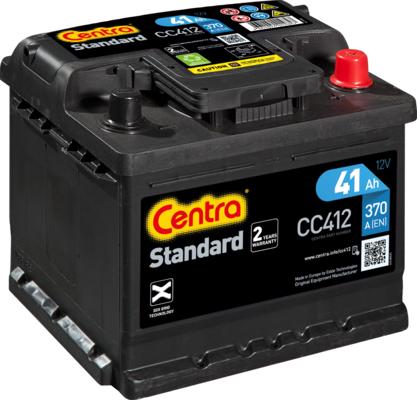 CENTRA CC412 - Стартерна акумуляторна батарея, АКБ autocars.com.ua