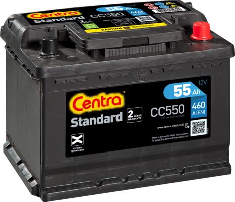 CENTRA CC550 - Стартерна акумуляторна батарея, АКБ autocars.com.ua