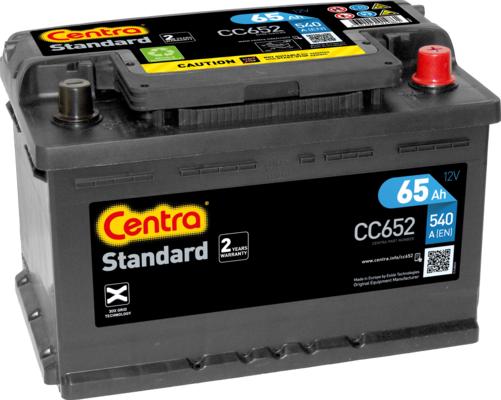 CENTRA CC652 - Стартерная аккумуляторная батарея, АКБ autodnr.net