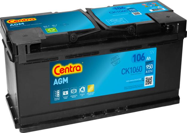 CENTRA CK1060 - Стартерна акумуляторна батарея, АКБ autocars.com.ua