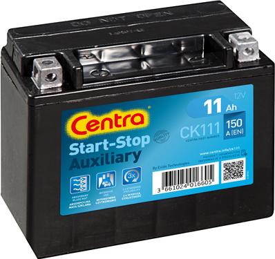 CENTRA CK111 - Стартерна акумуляторна батарея, АКБ autocars.com.ua