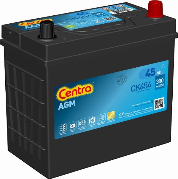 CENTRA CK454 - Стартерна акумуляторна батарея, АКБ autocars.com.ua