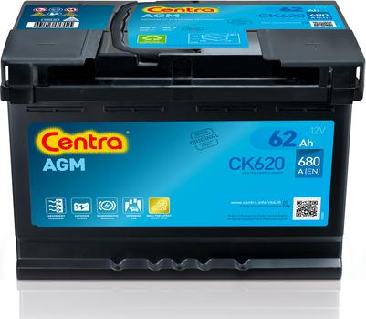 CENTRA CK620 - Стартерна акумуляторна батарея, АКБ autocars.com.ua