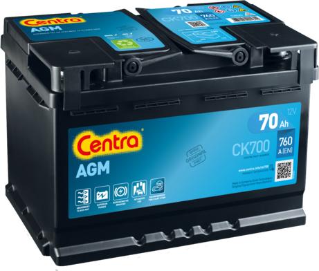 CENTRA CK700 - Стартерная аккумуляторная батарея, АКБ autodnr.net