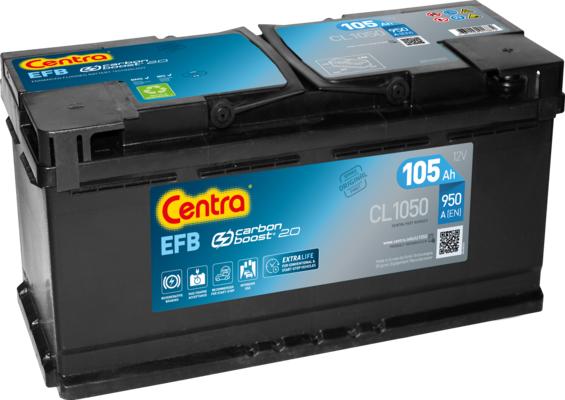 CENTRA CL1050 - Стартерна акумуляторна батарея, АКБ autocars.com.ua