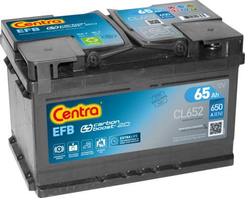 CENTRA CL652 - Стартерна акумуляторна батарея, АКБ autocars.com.ua
