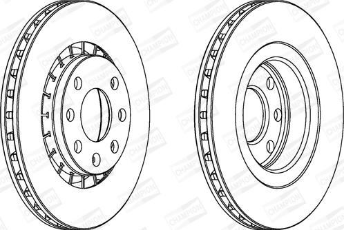 Champion 561488CH - Гальмівний диск autocars.com.ua