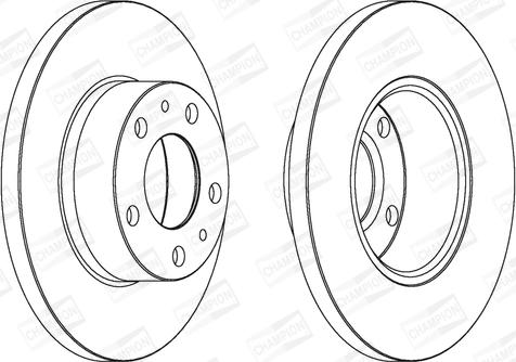 Champion 561992CH - Гальмівний диск autocars.com.ua