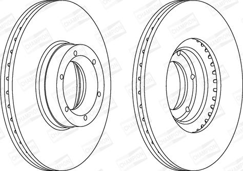 Champion 562105CH - Тормозной диск avtokuzovplus.com.ua