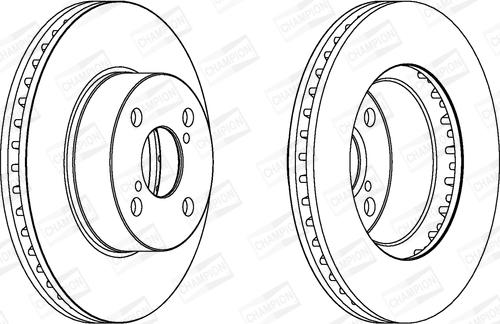 Champion 562414CH - Тормозной диск autodnr.net