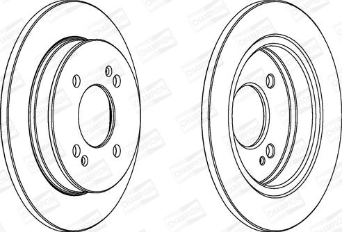 Champion 562429CH - Тормозной диск avtokuzovplus.com.ua