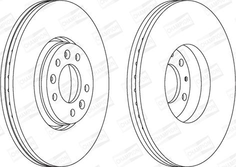 Champion 562622CH - Тормозной диск avtokuzovplus.com.ua