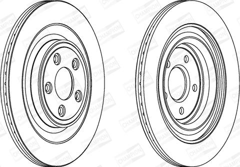 Champion 563027CH - Гальмівний диск autocars.com.ua