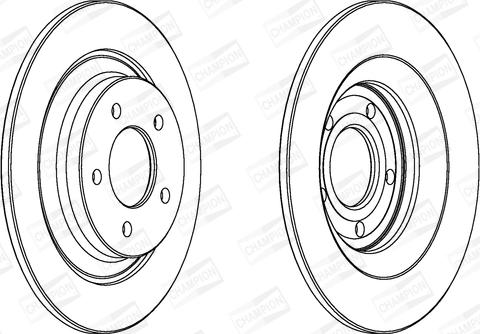 Champion 563038CH - Гальмівний диск autocars.com.ua