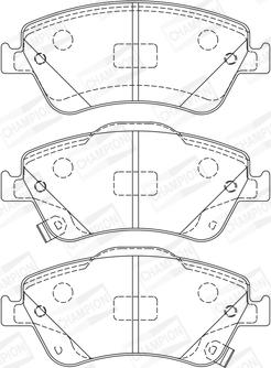 Champion 572524CH - Колодки тормозные дисковые передние TOYOTA Auris 572524CH CHAMPION autocars.com.ua