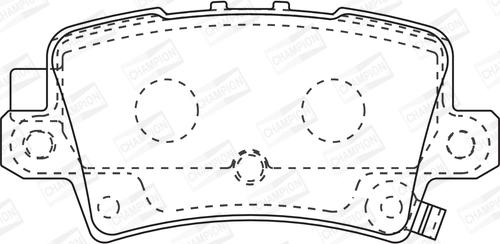 Champion 572580CH - Гальмівні колодки, дискові гальма autocars.com.ua