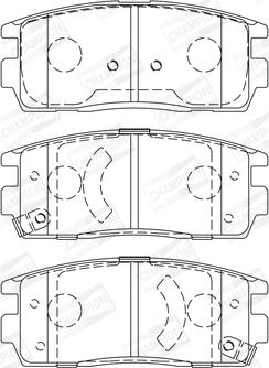 Champion 573386CH - Гальмівні колодки, дискові гальма autocars.com.ua