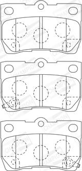 Champion 573393CH - Гальмівні колодки, дискові гальма autocars.com.ua