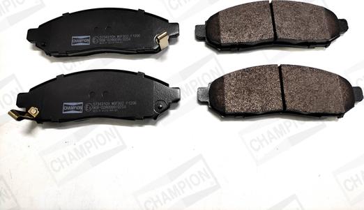 Champion 573431CH - Тормозные колодки, дисковые, комплект avtokuzovplus.com.ua