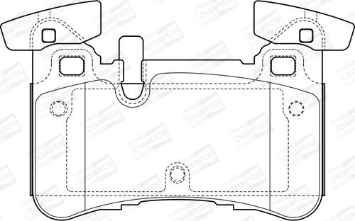 Champion 573679CH - Гальмівні колодки, дискові гальма autocars.com.ua