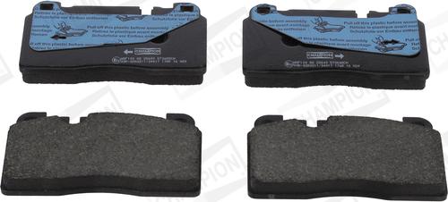 Champion 573688CH - Гальмівні колодки, дискові гальма autocars.com.ua