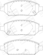 Champion 573805CH - Тормозные колодки, дисковые, комплект autodnr.net