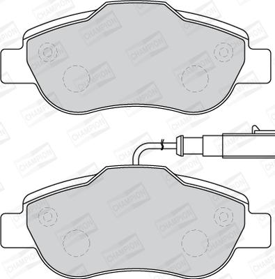 Champion 573839CH - Гальмівні колодки, дискові гальма autocars.com.ua