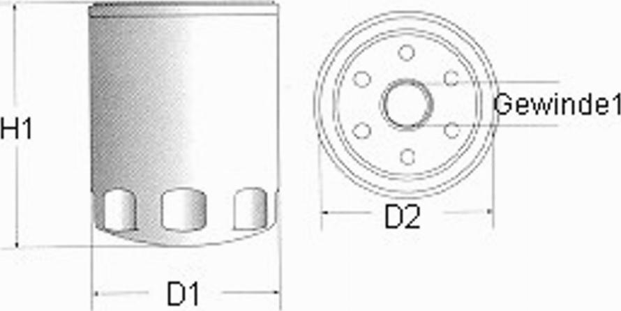 Champion C154/606 - Масляный фильтр avtokuzovplus.com.ua