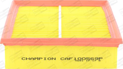 Champion CAF100569P - Повітряний фільтр autocars.com.ua