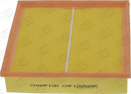 Champion CAF100588P - Повітряний фільтр autocars.com.ua