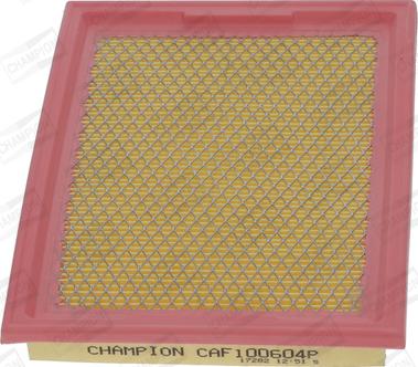 Champion CAF100604P - Воздушный фильтр autodnr.net