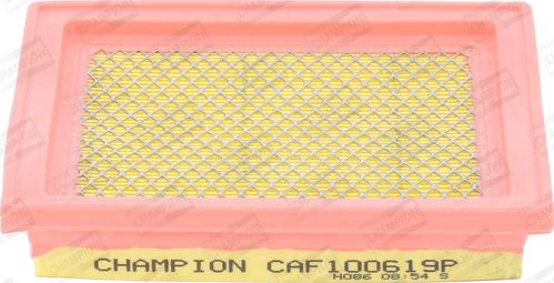 Champion CAF100619P - Повітряний фільтр autocars.com.ua
