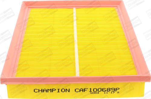 Champion CAF100689P - Воздушный фильтр autodnr.net