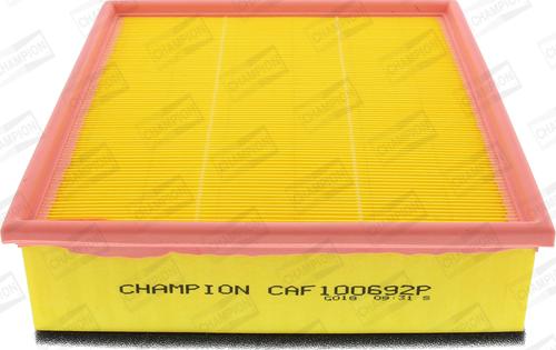 Champion CAF100692P - Повітряний фільтр autocars.com.ua
