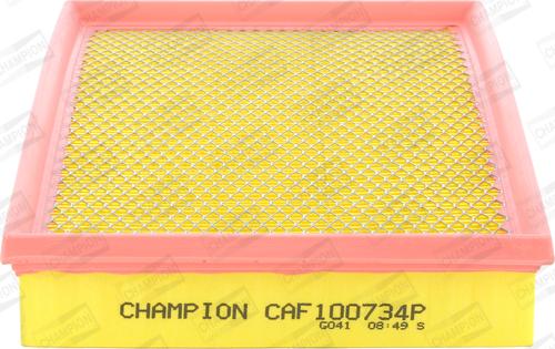 Champion CAF100734P - Повітряний фільтр autocars.com.ua