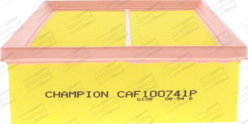 Champion CAF100741P - Повітряний фільтр autocars.com.ua