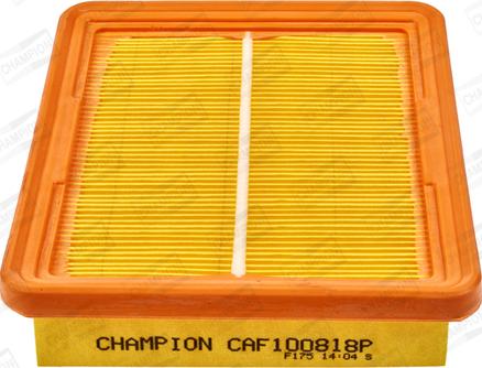 Champion CAF100818P - Воздушный фильтр avtokuzovplus.com.ua