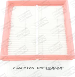 Champion CAF100830P - Повітряний фільтр autocars.com.ua