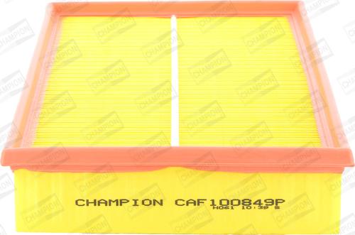 Champion CAF100849P - Повітряний фільтр autocars.com.ua