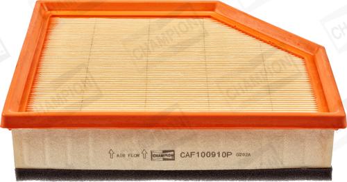 Champion CAF100910P - Повітряний фільтр autocars.com.ua