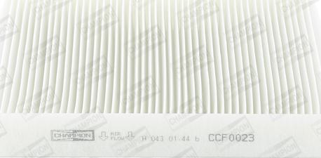 Champion CCF0023 - Фільтр, повітря у внутрішній простір autocars.com.ua