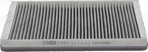 Champion CCF0049C - Фільтр, повітря у внутрішній простір autocars.com.ua