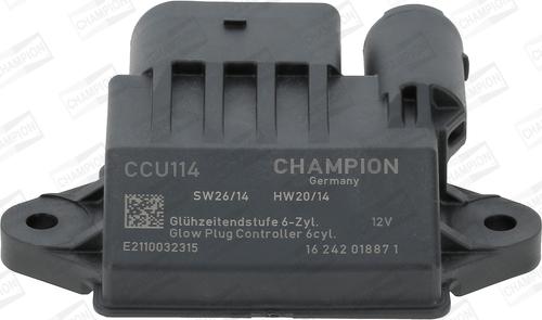 Champion CCU114 - Блок управления, реле, система накаливания autodnr.net