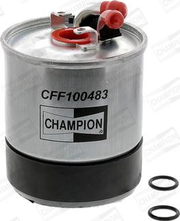 Champion CFF100483 - Паливний фільтр autocars.com.ua