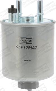 Champion CFF100492 - Фільтр паливний RENAULT KANGOO II 1.5 DCi. LAGUNA III 1.5-3.0 DCi 07- вир-во CHAMPION autocars.com.ua