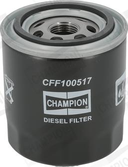 Champion CFF100517 - Паливний фільтр autocars.com.ua