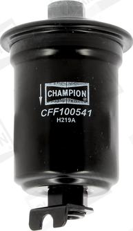 Champion CFF100541 - Паливний фільтр autocars.com.ua