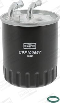 Champion CFF100567 - Топливный фильтр autodnr.net