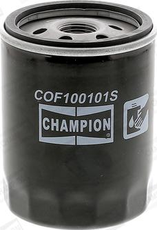Champion COF100101S - Масляний фільтр autocars.com.ua